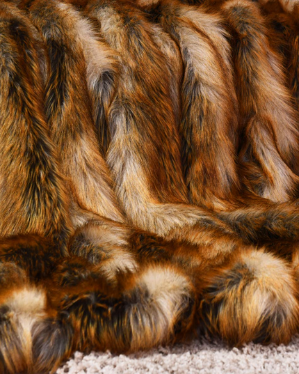 Faux Fur Throw Blanket, Ultra Soft Fuzzy Bed Blankets