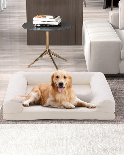 Giantex Orthopedic Dog Bed - Egg Crate Foam Dog Sofa Pet Bed with Washable Cover