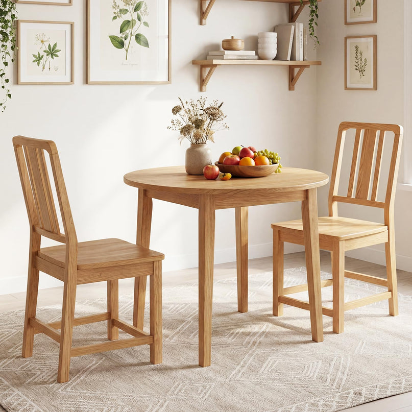 Giantex Natural Dining Room Chair for Living Room Restaurant