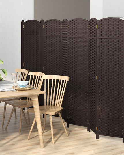 Giantex Room Divider 8 Panel, 5.6ft Folding Privacy Screen