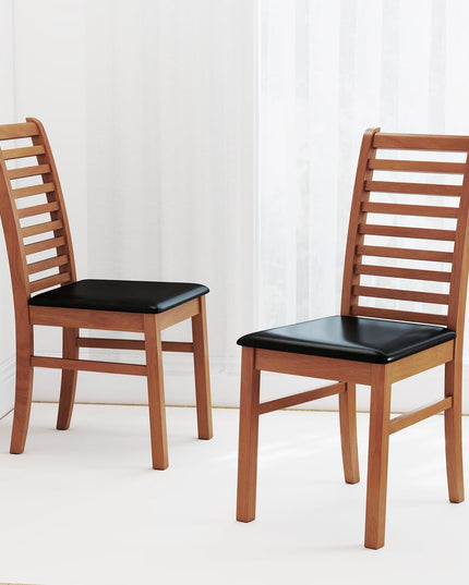 Giantex Wooden Dining Chairs Set of 2/4 for Living Room