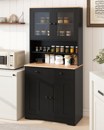 Giantex 67" Kitchen Pantry Cabinet for Dining Room