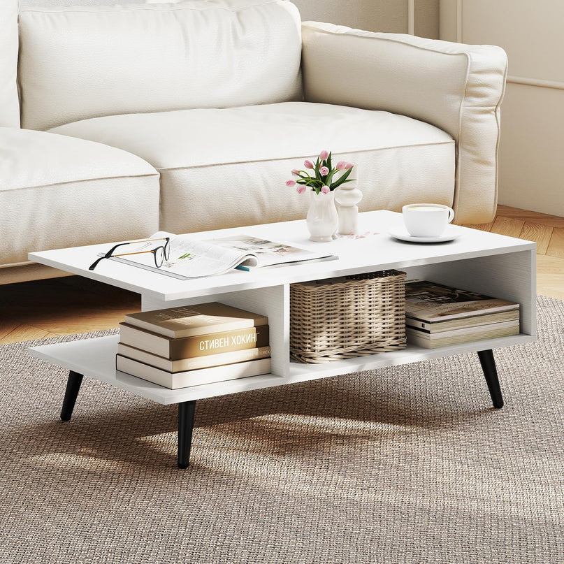 Giantex Coffee Table with Storage for Living Room