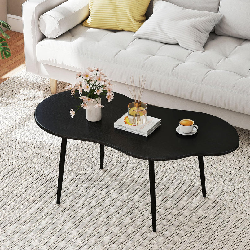 Giantex Cloud Coffee Table 39.5" Small Center Table