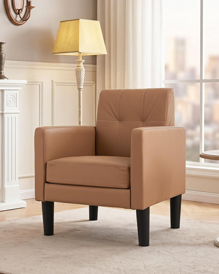 Giantex Modern Accent Chair with Removable Seat Cushion