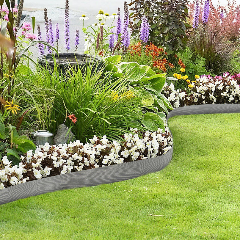 Giantex Galvanized Metal Landscape Edging for Lawn Yard Pathway Garden