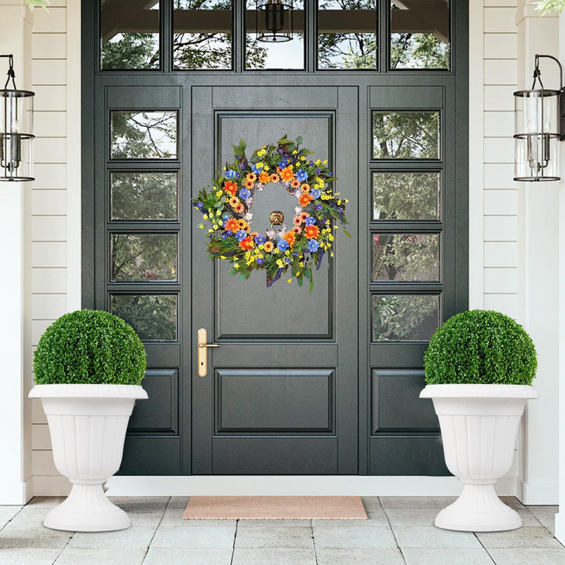 Giantex 18" Tall Vintage Planters Set of 2/4 for Front Porch Home Wedding