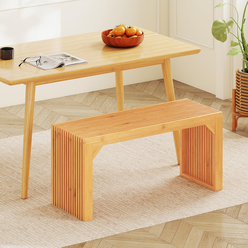 Giantex Modern Kitchen Table Bench for Dining Living Room Bedroom Bathroom Hallway Front Door End of Bed
