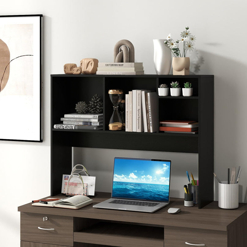 Giantex Desktop Bookshelf with 4 Shelves for Computer Desk ( 10"D x 37"W x 28.5"H )