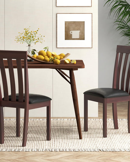 Giantex Wood Dining Chair, Mid Century Dining Side Chairs for Kitchen, Dining Room, Restaurant