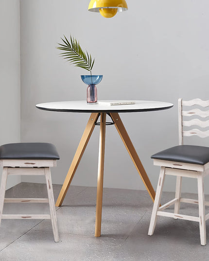 Giantex Wooden Upholstered Barstools for Kitchen Island