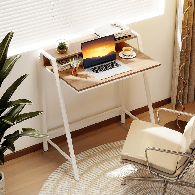 Giantex Small Computer Desk 31.5" Compact Home Office Desk