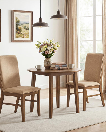 Giantex Upholstered Dining Chairs Set of 2/4 for Dining Room and Restaurant