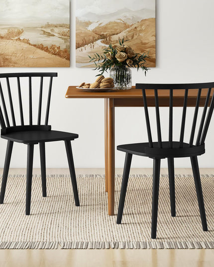 Giantex Windsor Dining Chairs Set of 2/4 for Home Living Room