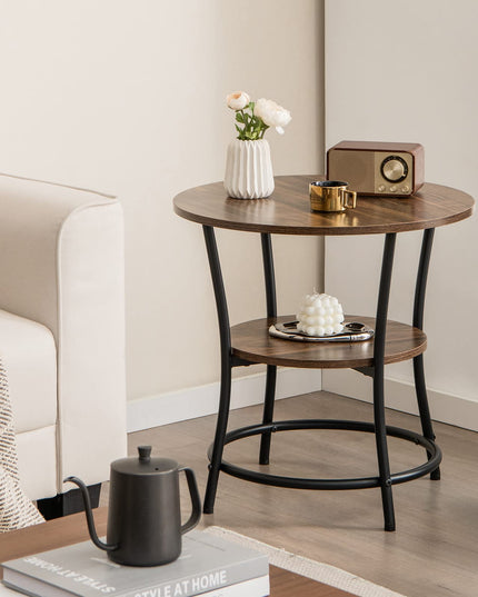 Giantex Round End Table Set