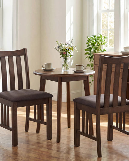 Giantex Rubber Wood Dining Chairs Set of 2/4