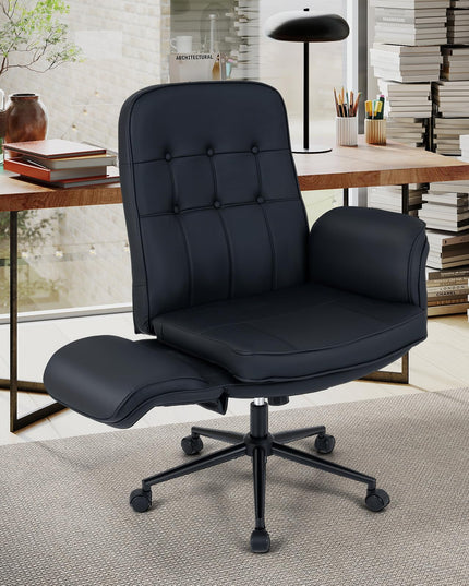 Giantex Criss Cross Chair with Armrests & Wheels for Bedroom