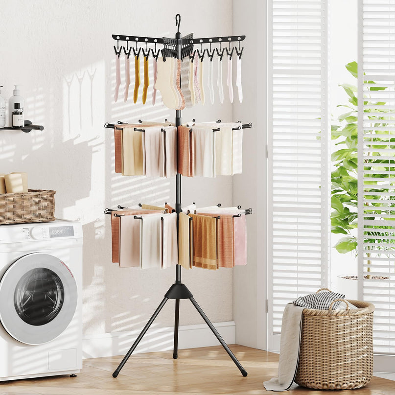 Giantex Tripod Clothes Drying Rack for Laundry Room