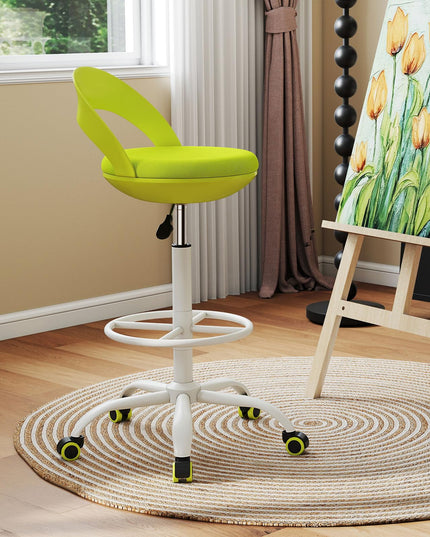Giantex Drafting Chair with Back for Home