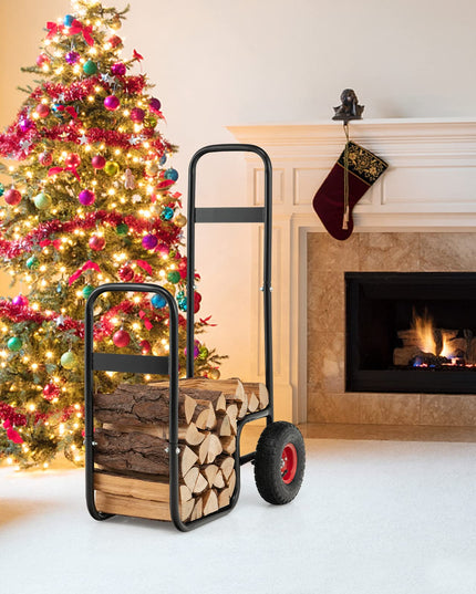 Giantex Firewood Log Cart Carrier