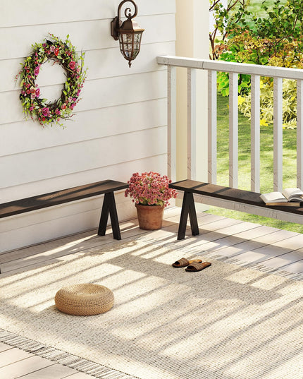 Giantex Outdoor Patio Bench for 4-6 Person