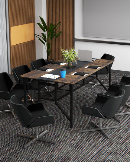 Table de conférence Giantex de 1,8 m pour 6 à 8 personnes pour le bureau