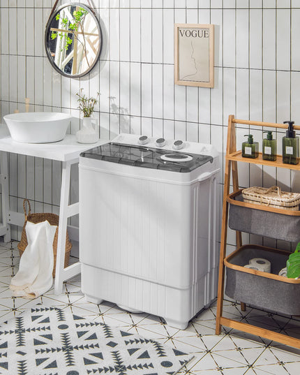 Giantex Portable Washing Machine, 26lbs Washer and Spinner Combo,18 lbs Washing 8 lbs Spinning