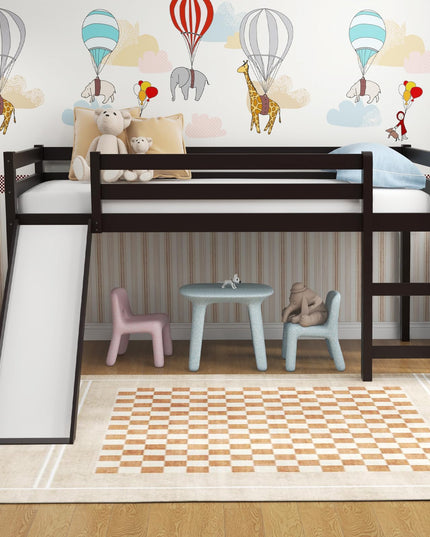 Giantex Loft Bed with Slide
