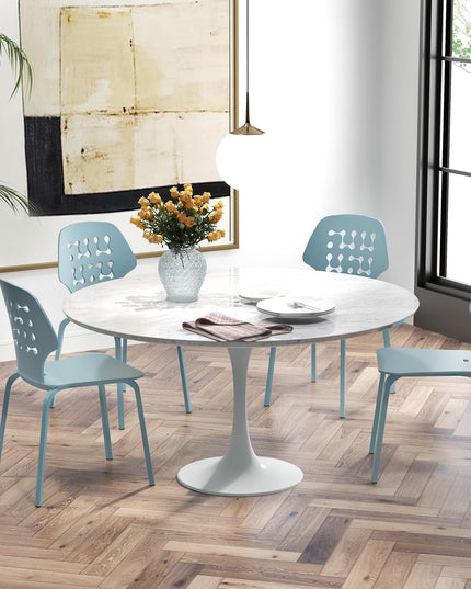 Giantex Metal Dining Chairs Set of 4