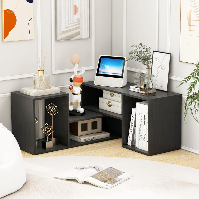 Giantex Bookshelf TV Stand for TVs up to 55"