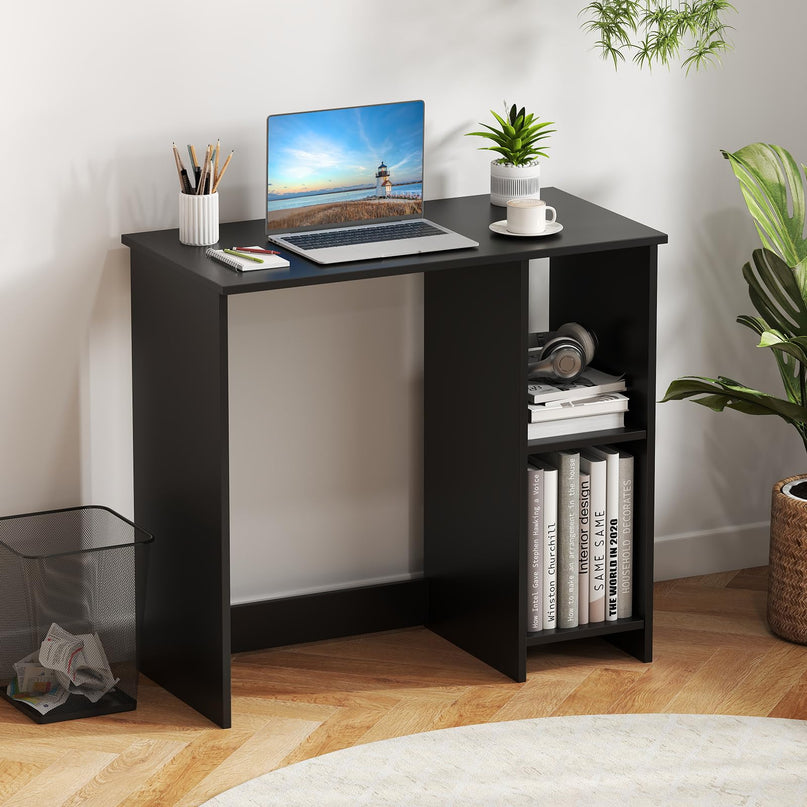 Giantex Small Desk with Storage for Small Spaces