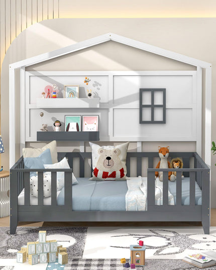 Giantex Twin House Bed