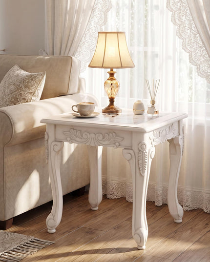 GIANTEX Vintage Glass Sofa Side Table for Living Room (1/2)