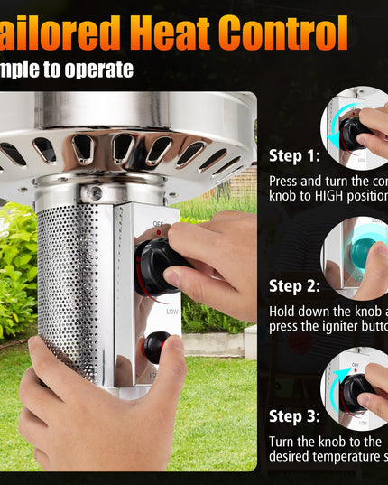 Giantex 50,000 BTU Propane Outdoor Heater