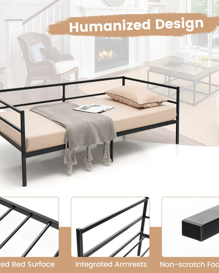 Giantex Twin Size Metal Daybed Frame