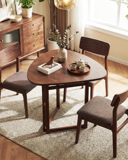 Giantex 31.5" Drop Leaf Folding Dining Table for 2-3