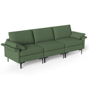 Green / 3 Seat Sofa Couch