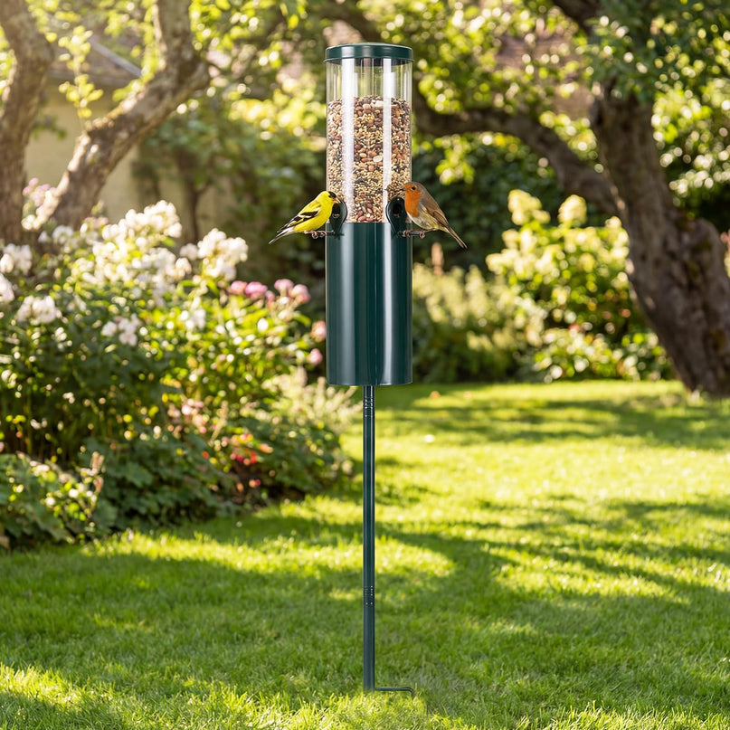 Giantex Standing Bird Feeder with Pole for Outdoors