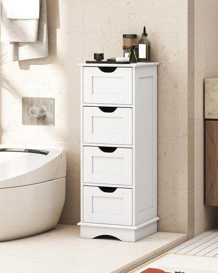 Giantex Bathroom Storage Cabinet with 4 Drawers for Hallway