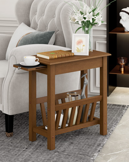 Giantex 2-Tier Narrow End Table
