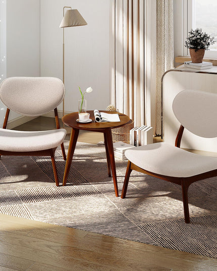 Giantex Accent Chairs Set of 2 with Side Table for Bedroom