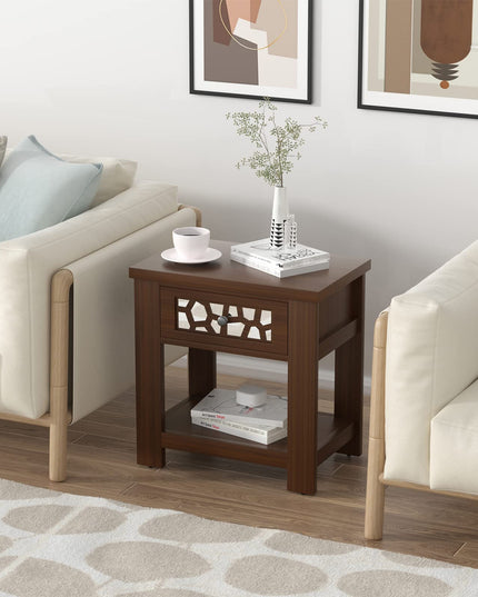 Giantex Retro End Table
