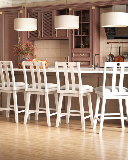 Giantex 25" Bar Stools Set with Padded Seat for Kitchen Island