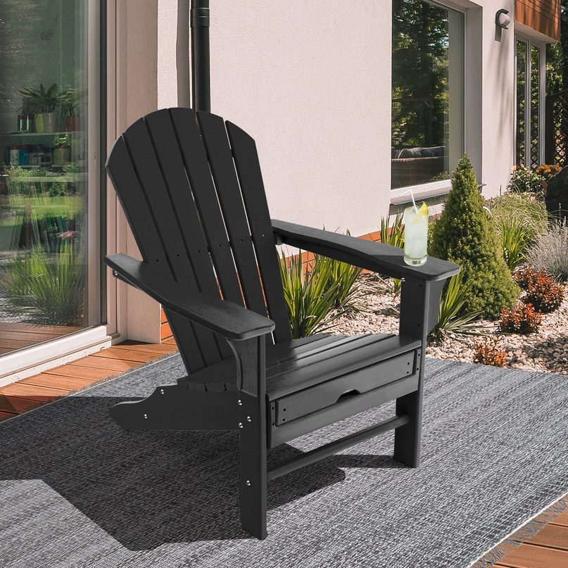 Giantex Adirondack Chair Weather Resistant HDPE Outdoor Fire Pit Chairs