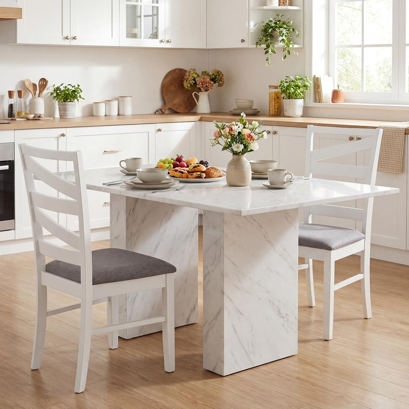 Chaises de cuisine Giantex avec dossiers hauts pour salle à manger