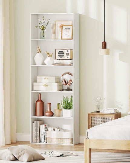Giantex 5 Tier Bookshelf for Living Room Bedroom Home Office