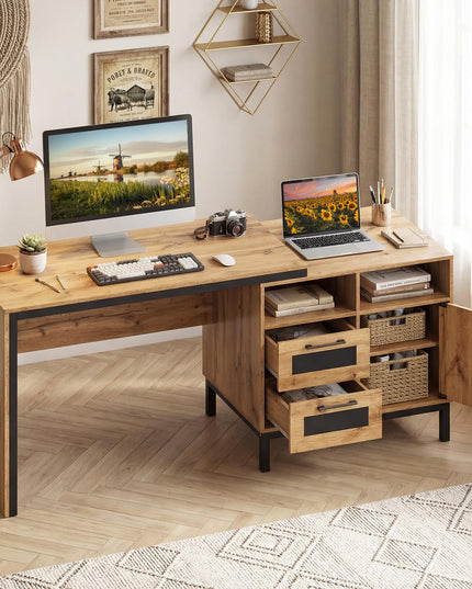 Giantex 71" Executive Desk Farmhouse Home Office Desk