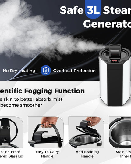 Giantex Portable Sauna, Full Body Steam Sauna w/ 3L Steam Box