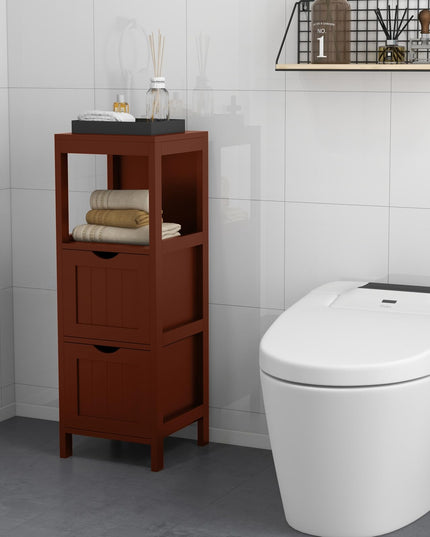 Giantex Bathroom Organizers and Storage Cabinet - Storage Organizer Rack Stand