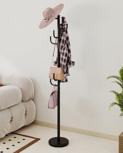Porte-manteau sur pied en métal Giantex 69", avec 8 crochets et design cactus
